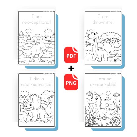 Dinosaurs Coloring Book 3