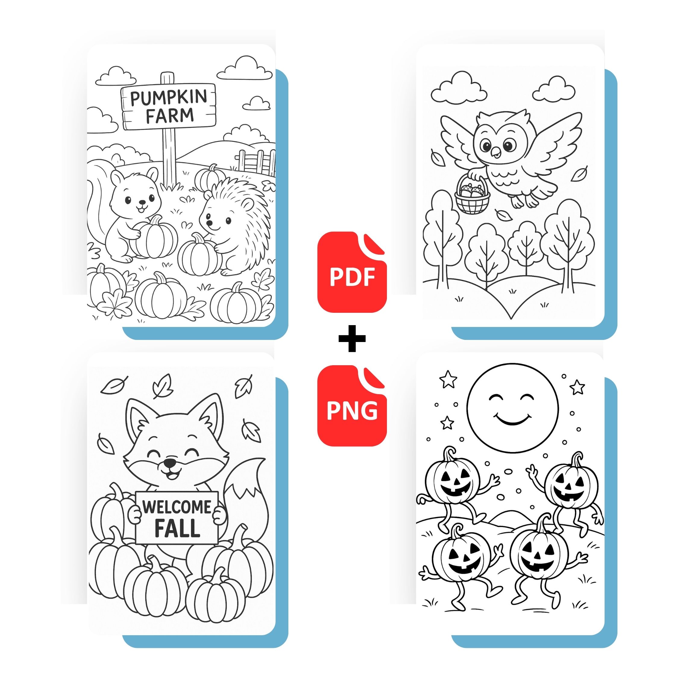 Fall Vibes Coloring Book for Kids 2