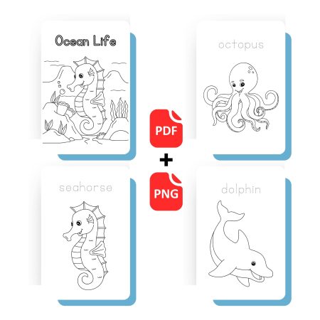 Ocean Life Coloring Book for Kids 2