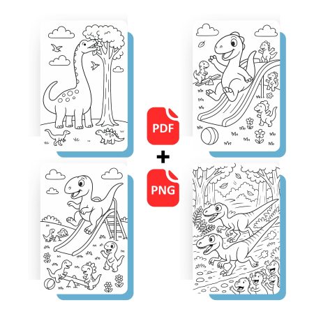 dinosaur coloring book 2