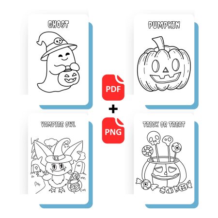 Halloween Coloring Book 2