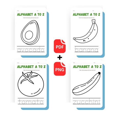 Alphabet Tracing Coloring Book 2