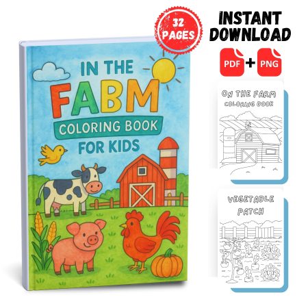 Farm Coloring Book 3