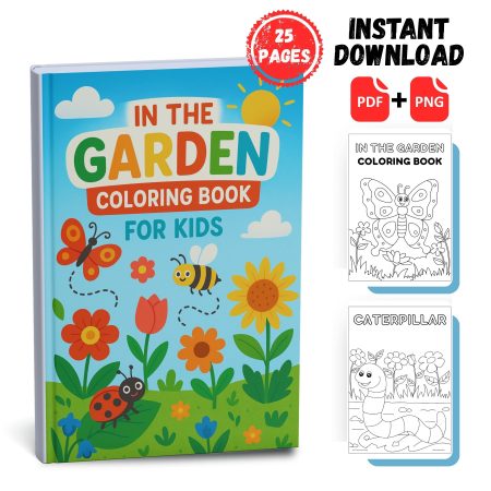 In the Garden Coloring Book 1