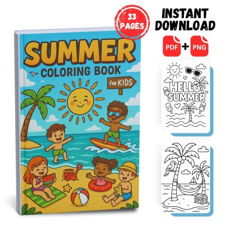 Summer coloring book 1