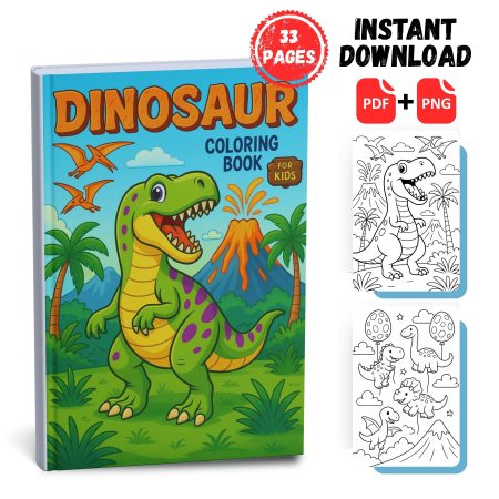 dinosaur coloring book 1