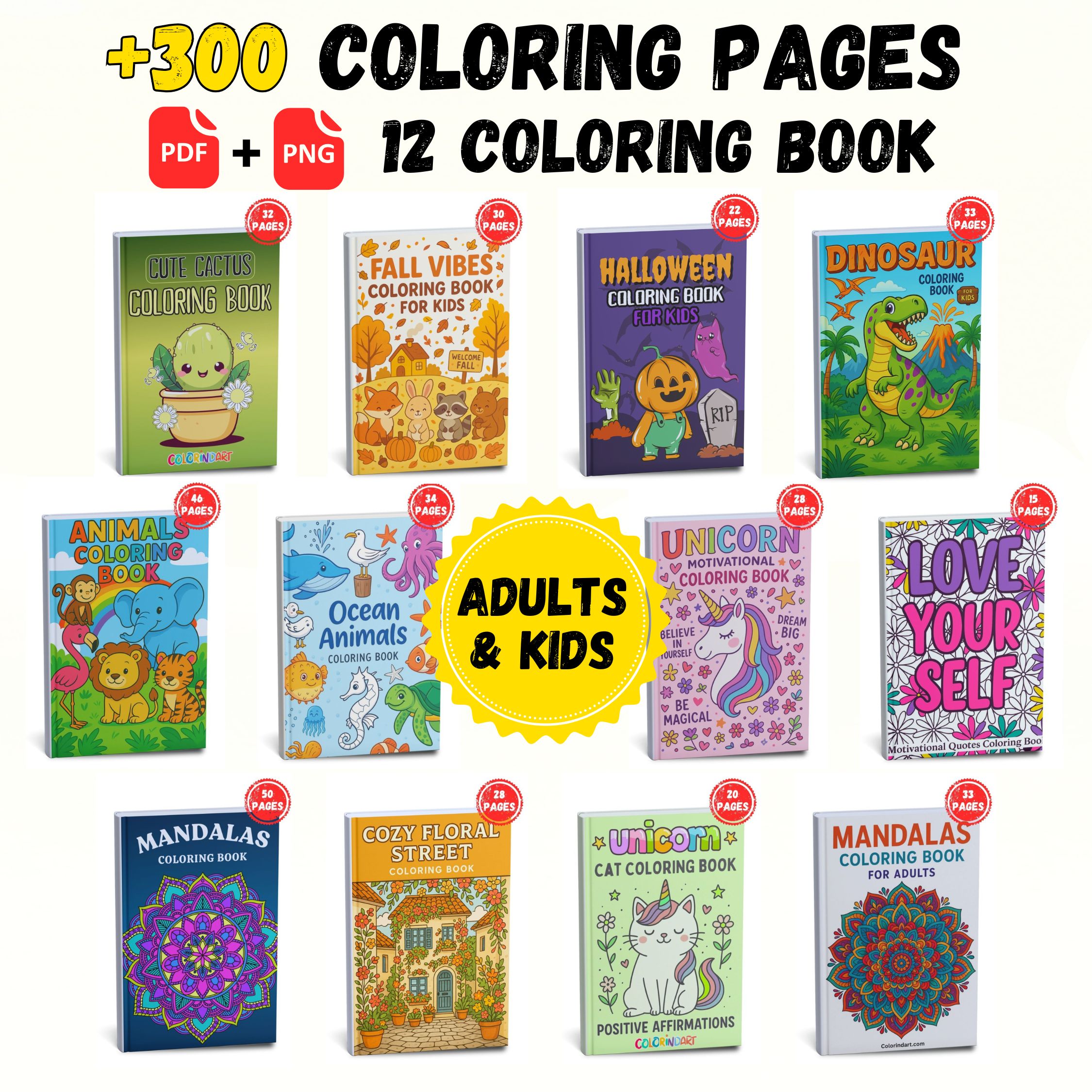 Coloring pages bundle
