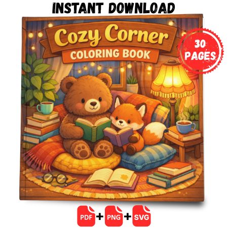 cozy Corner coloring book